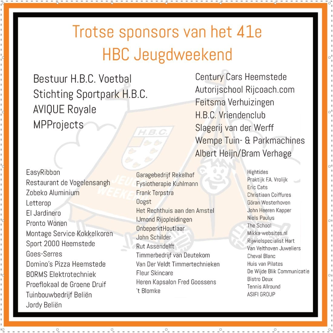 HBC Voetbal | Jeugdweekend